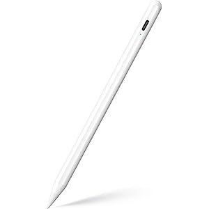 KINGONE スタイラスペンiPad ペン 超高感度 極細 タッチペンiPad 傾き感知/誤作動防止/磁気吸着機能対応…