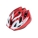 RIHE 軽量 自転車 ヘルメット 子供用 キッズ スケート ボード 安全 かっこいい サイクリング ジュニア アジャスター付き (レッド)