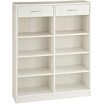 【とらちゃん様】ホワイト木製本棚 8段収納 チェスター付き1棚出品 HAGiHARA 1cmピッチ可動 本棚 幅90cm ハイタイプ 可動棚10枚