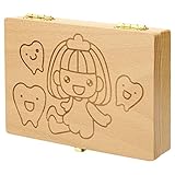 dodokids【乳歯ケース】【高級榉材天然木使用】出産祝い 子供の成長の証 プレゼント用 乳歯入れボックス記念 トゥースボックス 防虫効果 名前と抜けた日シール付き 男の子 女の子 二つのタイイプ 