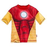 (ディズニー) Disney マーベル アベンジャーズ アイアンマン ラッシュガード 水着 シャツ UVカット ベビー キッズ 男の子 USディズニーストア (4 (3-4歳)身長97-107cm) 