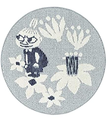 新着商品】ムーミン 130×185cm ネイビー コバナラグ ラグ