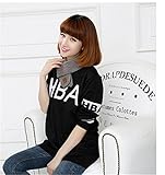 暖かい秋と冬のスカーフ子供イングランドグリッドスーパーソフトカシミヤスカーフ (gray)