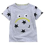 Chaufly Tシャツ ファッション ペンタグラム プリント キッズ ボーイズ 半袖カジュアル トップス