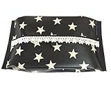 (ヌノネット) nunonette おしりふき ケース 赤ちゃん おむつ替え お手ふき ウエットティッシュ 入れ 携帯 妊婦 ママ 防水 除菌 食事 未就 園 児 保育園 入園 準備 白 スター