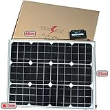 ５０Ｗソーラーセット　★防水50W ソーラーパネル＋コントローラー 太陽光発電