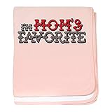 CafePress I ' m Mom 's Favorite – スーパーソフトベビー毛布、新生児おくるみ ピンク 02604557196832E