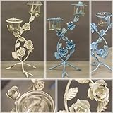 可愛らしいデザインジョリブーケガラスベースＴＷＯ♪ 【BLUE】 【1点】