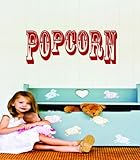 Popcorn Sign Kitchen Home Decor 8x30 17.95 S Animal Picture Art - Kids Boys BKitchenedroom - Peel & 