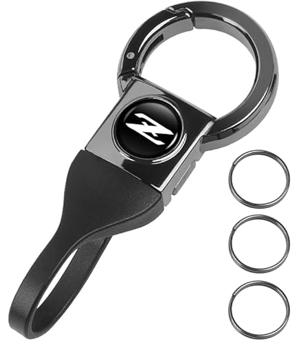 専用キーリング Amazon | iJDMTOYクロム仕上げLetter Zキーチェーンリングfor Nissan