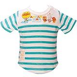 2017年 夏物 アンパンマン 天竺 ボーダープリント 半袖Ｔシャツ Anpanman グリーン◇95cm