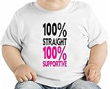 100% Straight Slogan オーガニックベビーTシャツ 12 - 18 Months