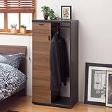 リビング 収納 インテリア 木製家具 シャツ ネクタイ スーツ を ひとまとめ シンプル で　場所を 選ばない Mijitaku オールインワンキャビネット