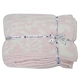 Kashwere カシウェア DAMASK BLANKET ブランケット Pink / Creme Damask ピンク×クリームダマスク T-30-922-52 [並行輸入品]