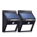 Solar Light, URPOWER 8 LED Outdoor Solar Powered,Wireless Waterproof Security Motion Sensor Light fo
