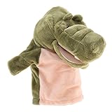 Fenteer ハンドフィンガーパペット　動物　知育　教育玩具　ぬいぐるみ　おもちゃ　手指人形　全11色 - ワニ