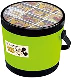 錦化成 収納 コンテナ ミッキーマウス ラウンドコンテナ (S) グリーン