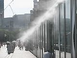 ◇B0414 霧のミストシャワー ミストシャワー ガーデニング 家庭菜園 住宅 マンション 公園 店舗 ベランダ バルコニー (12M)ブラック