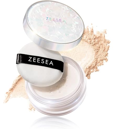 Amazon | Zeesea フェザーライトルースパウダ― 透明感アップ 専用