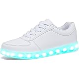 [SANDAI] 光る靴 ナイト ラン メンズ レディース キッズ LED スニーカー 19.5cm ～ 29cm 7色+4パターン発光 11通り USB 充電式
