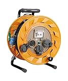 ハタヤ 単相100V型ブレーカーリール 20m アース付 とび出しプラグ付 BR201KX