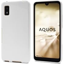 Amazon.co.jp: PLATA AQUOSwish対応 ケース カバー 白 光沢
