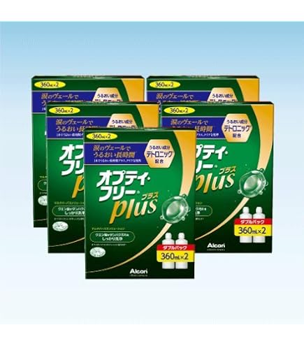 Amazon | オプティフリー プラス 360ml×8本 | Alcon | 洗浄・保存液