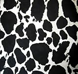 SheetWorld Fitted Square Playard Sheet 37.5 x 37.5 (Fits Joovy) - Black Cow - Made In USA by sheetwo