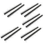 uxcell ピンヘッダー ピンソケット 2列40ピン 2.0mm 10個セット 直線型 プラスチック製