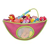 Corner Bathtub Toys Organizer Baby Bath Toys Storage Bag(pink) [並行輸入品]
