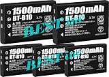 お得な５個セット・大容量1500mAh ［ 国内在庫 ］ KEYENCE BT-1000シリーズ BT-600シリーズ 互換電池パック BT-B10 BT-B10B BT-LIBS BT-B12 BT-B12B BT-50L BT-B60 電圧制限:3.7V 適合互換バッテリー