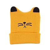 MIOIM® 秋冬 防寒 キッズ ベビー 子供 ニットキャップ ニット帽子 カジュアル 耳付き 猫形 可愛い 暖かい ユニセックス