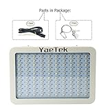 YaeTek　300W植物育成LEDライト　led 植物 ledチップ ledライト　水耕栽培ランプ　野菜工場、植物農園、植物栽培工場