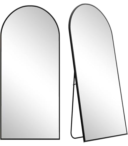 Amazon.co.jp: 全身鏡 姿見鏡 イレギュラミラー スタンドミラー ノン