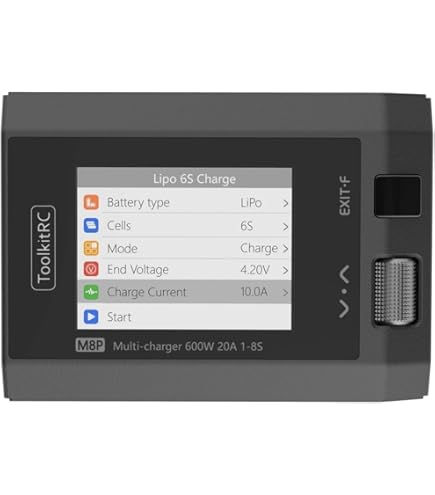 送料無料　ラジコン用　ToolkitRC バッテリー充電器　100V 16A Amazon.co.jp: ToolkitRc M9 600W ラジコン バランス LiPo