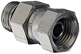 Eaton Weatherhead 9315X6X4 Carbon Steel Straight Thread O-Ring Adapter, Swivel, Adapter, 1/4 Female 