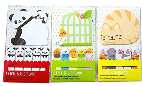 デイリー スウィート Daily Sweet 文房具 メモグッズ 付箋 ポストイット 可愛い動物シリーズ 3点セット 文具百貨 デイリー スウィート Daily Sweet 文房具 メモグッズ 付箋 ポストイット 可愛い動物シリーズ 3点セット 文具百貨