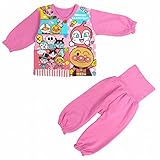 (バンダイ)BANDAI 長袖パジャマ アンパンマン 腹巻付 ベビー 着替え応援 ピンク 80