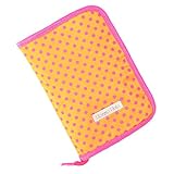 ハンナフラ(Hanna Hula) 母子手帳ケース(マルチケース) Mサイズ プチドットライトオレンジ