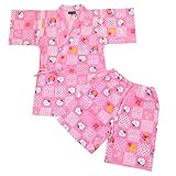 甚平スーツ キッズ ベビー 男の子 女の子 子供 夏物 ドラゴン 金魚 ネコ タヌキ イチゴ fo-jib 95 No.04