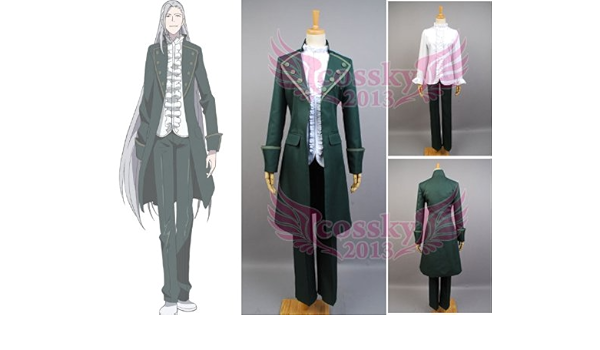 Amazon Cossky13 K ケイ 白銀の王 アドルフ K カー ヴァイスマン コスプレ衣装 コスプレ 仮装 通販