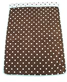 西川産業 babypuff カラフルドットタオルケット 85x115cm ブラウン 綿100% LFY5001950