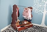 Ace Baby Furniture Bear Mobile Dress-Up Clothes and Shoe Organizer Cherry [並行輸入品]