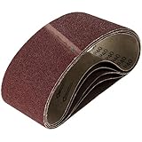 5枚入り サンドペーパー 研磨サンドベルト 研磨 ベルト サンダー 交換用 サンディング ベルト DIY 工具 道具 ツール (#40) 100 x 610mm