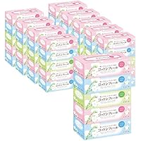 エリエール ティッシュ コットンフィール 160組&times;50箱(5箱&times;10パック) パルプ100% 【ケース販売】