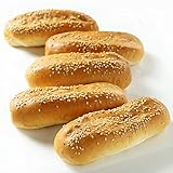 ミートガイ 冷凍ホットドッグ用バンズ (ゴマ付き) (5本) Frozen Hot Dog Buns