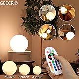 ボールランプLEDライトGeeCRライト5.9 "装飾ランプ、ポータブルLEDランプGlobeランタンアウトドア防水加工ip68 26-color Changingコードレス夜ライトワイヤレスリモート