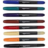 Amazonベーシック 油性マーカー デュアルペン先（バレット・極細）詰め合わせ 8本入り