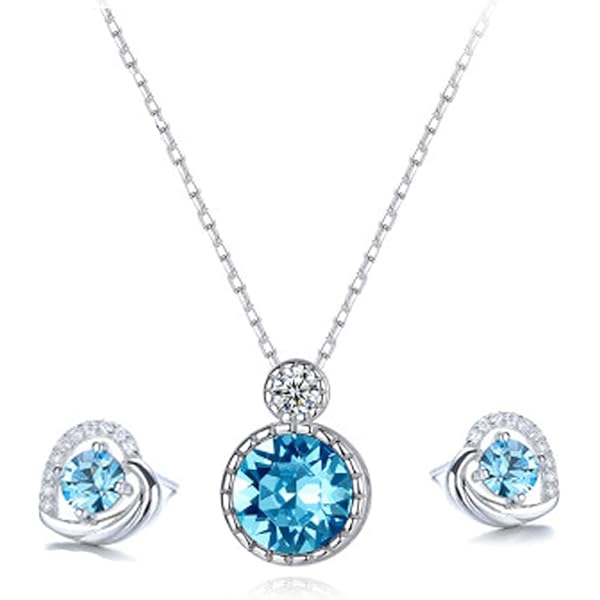 スワロフスキーネックレスANGELIC 5559381 ブルー