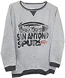 San Antonio Spurs NBA Majestic長袖グレーラグランスウェットシャツユースサイズ S